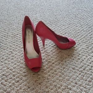 Pink Aldo Brand High Heels Size 38